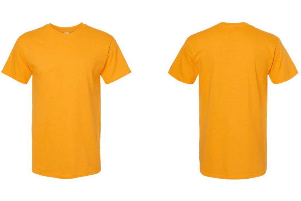 M&O - Men's Gold Soft Touch T-Shirt - 4800