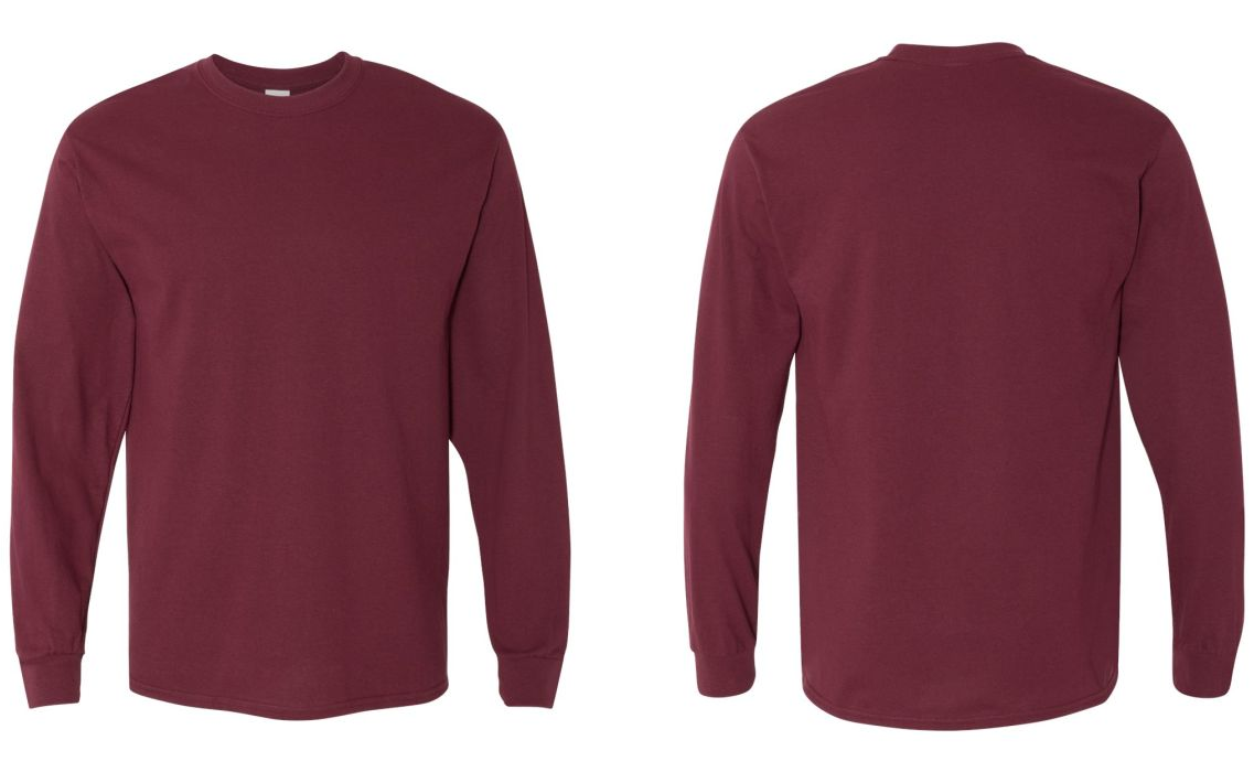 Custom Gildan - Unisex Heavy Cotton™ Long Sleeve T-Shirt - 5400