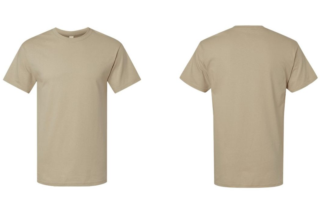M&O - Men's Gold Soft Touch T-Shirt - 4800